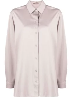 ( Nouvelle Collection ) 12 STOREEZ Chemise Mercerised En Jersey Femme