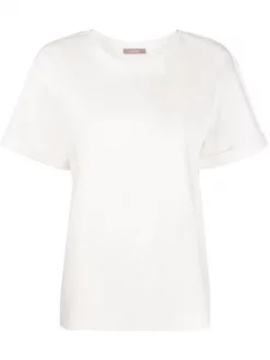 ( Nouvelle Collection ) 12 STOREEZ T-shirt En Jersey à Manches Courtes Femme