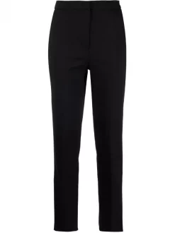 ( Nouvelle Collection ) 12 STOREEZ Pantalon Slim à Taille Mi-haute BLACK