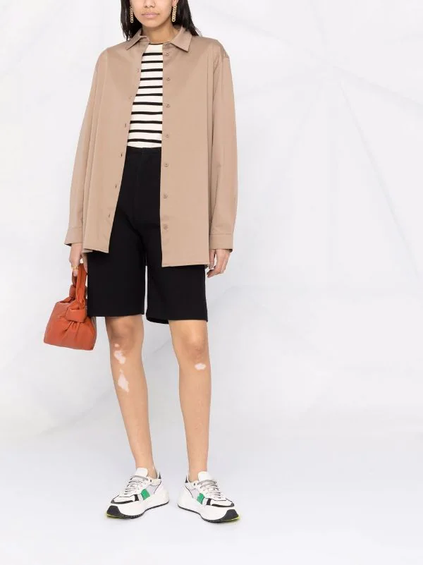 ( Nouvelle Collection ) 12 STOREEZ COFFEE WITH MILK Chemise En Jersey à Manches Longues Femme 2 ( Nouvelle Collection ) 12 STOREEZ COFFEE WITH MILK Chemise En Jersey à Manches Longues Femme – Image 2