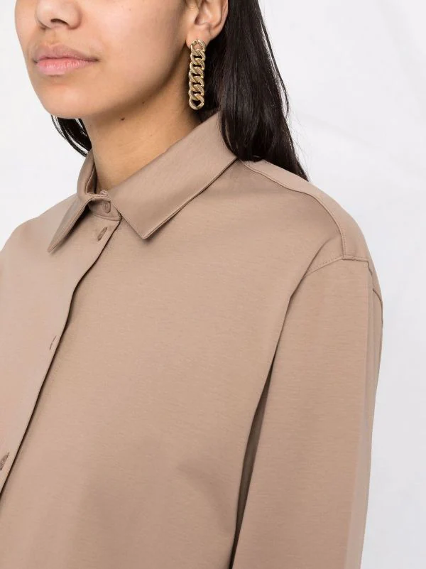 ( Nouvelle Collection ) 12 STOREEZ COFFEE WITH MILK Chemise En Jersey à Manches Longues Femme 3 ( Nouvelle Collection ) 12 STOREEZ COFFEE WITH MILK Chemise En Jersey à Manches Longues Femme – Image 3