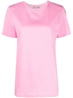 ( Nouvelle Collection ) 12 STOREEZ T-shirt à Encolure Ronde PINK
