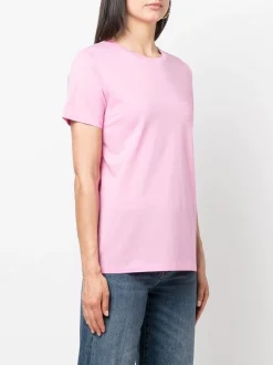 ( Nouvelle Collection ) 12 STOREEZ T-shirt à Encolure Ronde PINK -12 STOREEZ Soldes Magasin 18154694 39117092 600