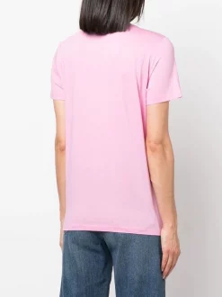 ( Nouvelle Collection ) 12 STOREEZ T-shirt à Encolure Ronde PINK -12 STOREEZ Soldes Magasin 18154694 39117096 600