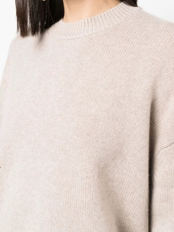 ( Nouvelle Collection ) 12 STOREEZ Pull Ample à Col Ras Du Cou BEIGE 5 ( Nouvelle Collection ) 12 STOREEZ Pull Ample à Col Ras Du Cou BEIGE – Image 5