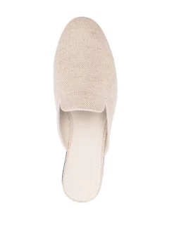 ( Nouvelle Collection ) 12 STOREEZ Mules à Texture Grainée Milk -12 STOREEZ Soldes Magasin 18156188 39114385 600