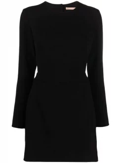 ( Nouvelle Collection ) 12 STOREEZ BLACK Robe évasé Courte à Découpes Femme