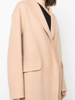 ( Nouvelle Collection ) 12 STOREEZ CAMEL Manteau Ceinturé à Col V Femme -12 STOREEZ Soldes Magasin 18215535 39465925 600