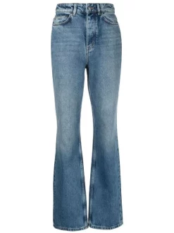 ( Nouvelle Collection ) 12 STOREEZ Jean à Patch Logo Femme